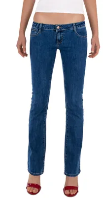 Obrázek produktu pro Dámské džíny Fraternel, model bootcut, modré, střih vysoký pas