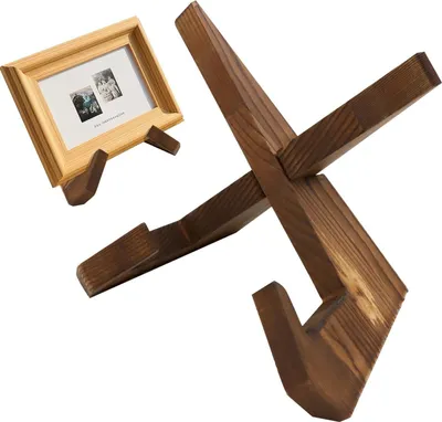 Produktbild von Famanu Bordenstandaard 6,5 Zoll - Holz Kochbuchhalter, Buchständer und Tabletständer