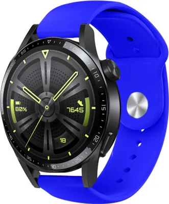 Produktbild von Strap-it Huawei Watch GT 3 46mm Sportarmband (Blau)