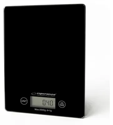 Produktbild von Esperanza EKS002K LEMON Küchenwaage schwarz Digital Waage Briefwaage von 1g bis 5Kg