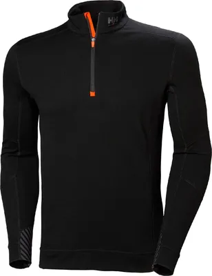 Produktbild von Helly Hansen Thermo Shirt Lifa Merino Half Zip Schwarz Größe M