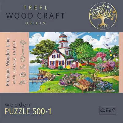 Immagine prodotto di TREFL Wood Craft Origin Puzzle Summer Retreat 501 pezzi