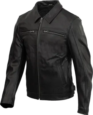 Zdjęcie produktu dla Skórzana kurtka motocyklowa Merlin Kingsbury D3O, czarna, XL
