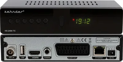 Obrázok produktu pre Príjmač terestriálny ZEHNDER HX-2400TC H.265 DVB-T2/C