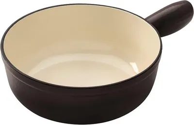 Produktbild von Induktion Eisenguss Fondue Caquelon, Gusseisen, 24 cm, schwarz