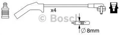 Produktbild von Bosch Zündleitungssatz  0 986 357 257