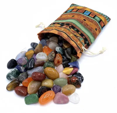 Produktbild von Dripio - Edelsteenset - Natuursteen mix - Maat l, KI-generiertes Bild