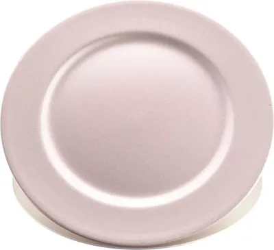 Produktbild von Weihnachtsdeko Teller Rosa rund Ø 33 cm - Kunststoff