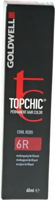 Produktbild von Goldwell Topchic The Reds, Mahagoni, 6R, Mahogany Brilliant, Unisex, 60 ml, Alle Haare