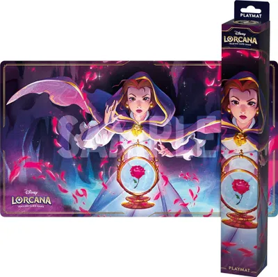 Produktbild von Ravensburger Disney Lorcana Trading Card Game: Himmelsleuchten - Spielmatte Belle