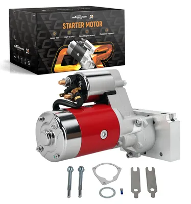 Obrázek produktu pro Startér 12 V, 2 kW pro Chevrolet V8, 153/168 zubů, vysoký točivý moment, červený, CW