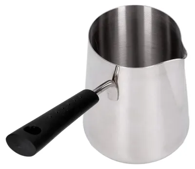 Produktbild von Türkische Kaffeekanne für Induktion, Edelstahl, 600 ml, 23 x 13 x 10 cm