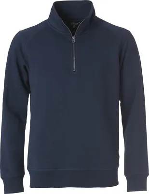 Produktbild von Langarmshirt Classic Halb-Reißverschluss Uni