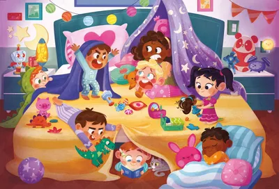 Produktbild von Clementoni Puzzle 24 Teile Maxi SuperKolor NightyNigh 24213 - Puzzles für Kinder