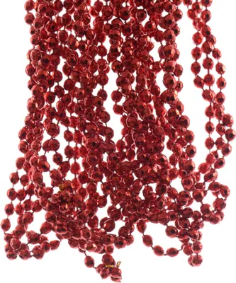 Produktbild von Weihnachts-Diamantgirlande Red rot 2,7 Meter - Kunststoff