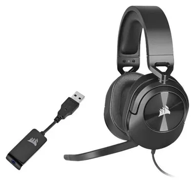 Immagine prodotto di Corsair HS55 SURROUND cuffie cablate portatili da gioco in fibra di carbonio