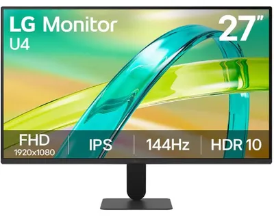 Productafbeelding van LG 27U411B-B, 68,6 cm (27 inch), 1920 x 1080 pixels, Full HD, LCD, 5 ms, Zwart