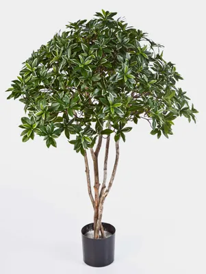 Produktbild von artplants.de Japanischer Deko Spindelbaum Riku, 2475 Blätter, grün, 120cm - asiatische Kunstpflanze - Deko Baum
