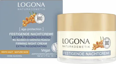 Produktbild von LOGONA Age Protection Extra Regenerative, Nachtcreme, Frauen, Jeder Hauttyp, Gesicht, Kräftigend, Feuchtigkeitsspendend, Schutz, Regenerierend, 50 ml