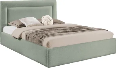 Produktbild von MIRJAN24 Polsterbett mit Bettkästen Dream, Schlafzimmer Ehebett, Dopelbett, (Farbe: Coral 55, Größe: 180x200 cm)