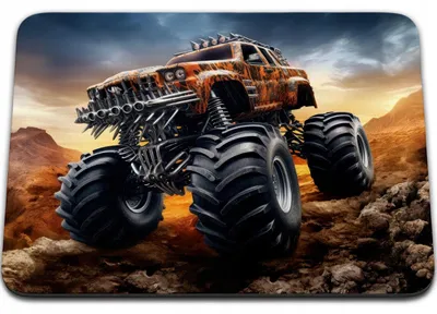 Zdjęcie produktu dla Podkładka Pod Myszkę 24 X 20 - Auto Monster Truck