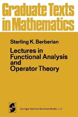Produktbild von Lectures in Functional Analysis and Operator Theory