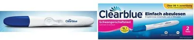 Produktbild von Clearblue Schwangerschaftstest "Schnell u Einfach", 2er Pack