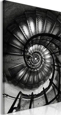 Produktbild von Italienischer Leinwand Leinwandbild - Dizziness (1 Part) Vertical 60x90 cm Städte d-A-0125-b-a