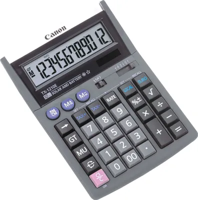 Produktbild von Canon TX-1210E Tischrechner grau/silber