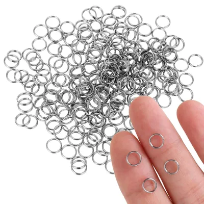 Immagine prodotto di 300 piccoli portachiavi in acciaio inossidabile