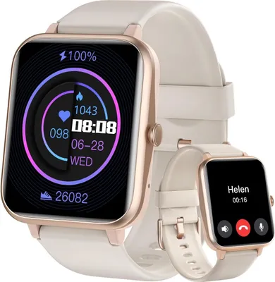 Produktbild von für Damen Herren,Sportuhr mit Herzfrequenzmessung,SpO2,Schrittzähler,Schlafmonitor,110+ Trainingsmodi Bluetooth Anrufe