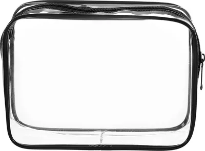 Produktbild von Transparente Kosmetiktasche mit großem Fassungsvermögen und Reißverschluss, wasserdicht, durchsichtig, Make-up-Tasche, Organizer, Kulturbeutel