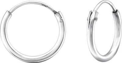 Produktbild von Creolen Ohrringe 925 Sterling Silber 12mm