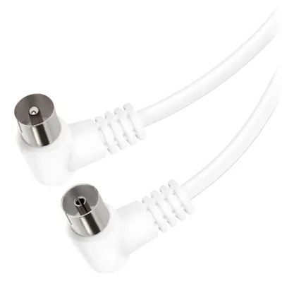 Produktbild von 90dB Antennenkabel mit abgewinkelten Steckern