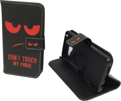 Produktbild von Handyhülle Tasche für Handy Samsung Galaxy A3 2016 Dont Touch My Phone Rot