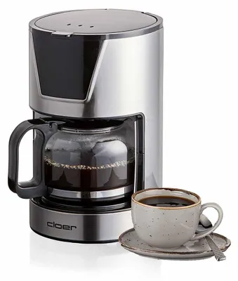 Produktbild von Filterkaffeemaschine für 6 Tassen, schonende Warmhaltefunktion, Glaskanne, Messlöffel, Wasserstandsanzeige, Tropf-Stopp, Automatische Abschaltung,