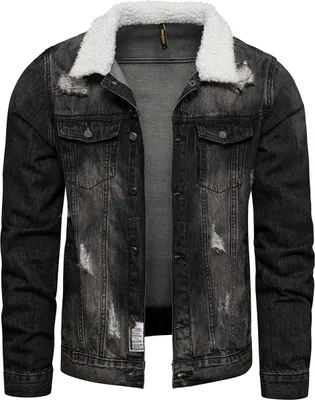 Produktbild von Recea Herren-Jeansjacke Bittergrove schwarz S