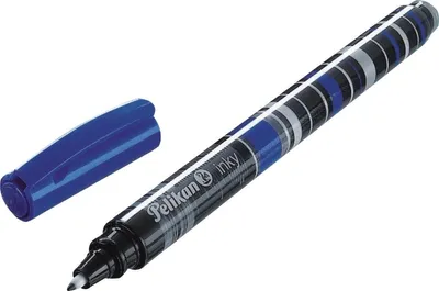 Produktbild von Fineliner Inky 0.6mm blau Packung mit 10 Stück