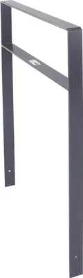 Produktbild von Fahrradanlehnbügel 114 x 77 cm Flachstahl 13 mm Anthrazit Einbetonieren Fahrradständer Parker Typ H