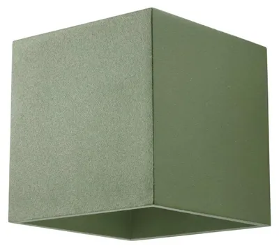 Obrázok produktu pre Nástenné svietidlo QUAD 1 zelená oliva 1xG9 8W hliník 10x12x10cm Sollux Lighting