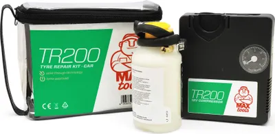 Obrázok produktu pre Maxtools TR200, automatická sada na opravu pneumatík pre vozidlá strednej triedy a minivany, opraví všetky defekty pneumatík, vrátane výkonného