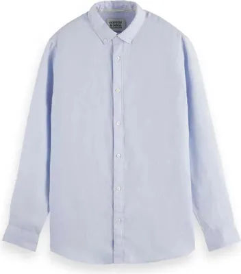 Produktbild von Scotch & Soda 179188 Langarmhemd Blau S Herren Blau S
