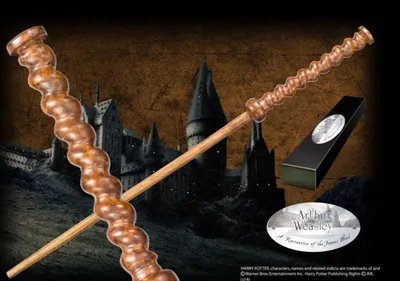 Zdjęcie produktu dla Harry Potter: Replika różdżki Arthura Weasleya (33 cm) - Edycja postaci