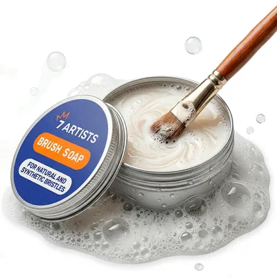 Pinselseife 60 g – Reiniger für Make-up- und Malpinsel
