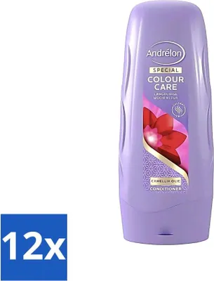 Produktbild von Andrélon - Farbpflege - Kamelienöl - Spülung - Farberhaltung - 300 ml - Vorteilspack - 12 Stücke