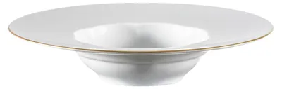 Produktbild von Rosenthal Sonetto Oro Gourmetteller tief weiß 28cm