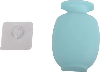 Image de Vase mural ventouse Vase mural à suspendre Adhésif fort Vase à fleurs en silicone durable pour salle de bain Porte de réfrigérateur
