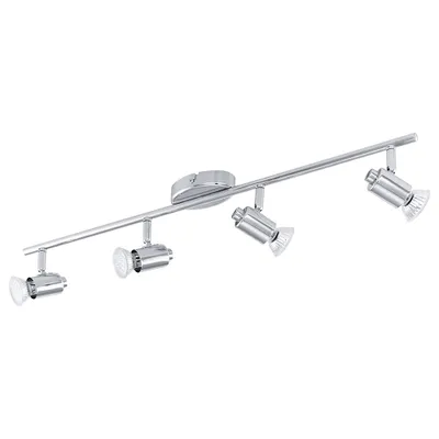 Produktbild von Eglo LED Wand- & Deckenstrahler Rosaro 1 Chrom 4 x 3W GU10 960lm warmweiß 3000K schwenkbar