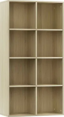 Immagine prodotto di vidaXL Libreria/credenza in rovere Sonoma 66×30×130 cm in materiale derivato dal legno
