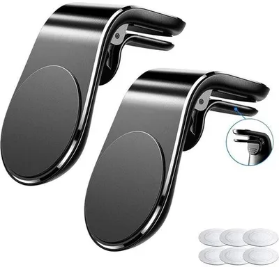 Produktbild von Autotelefonhalter - Magnetische autotelefonhalter in Schwarz (2er Pack)